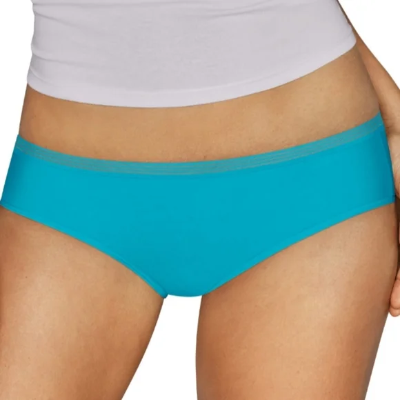 Hanes 6 Pack Hipsters - Picture 2 of 5